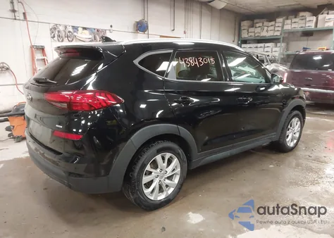 2019 Hyundai Tucson Value z USA, uszkodzony, nr VIN KM8J3CA41KU031666
